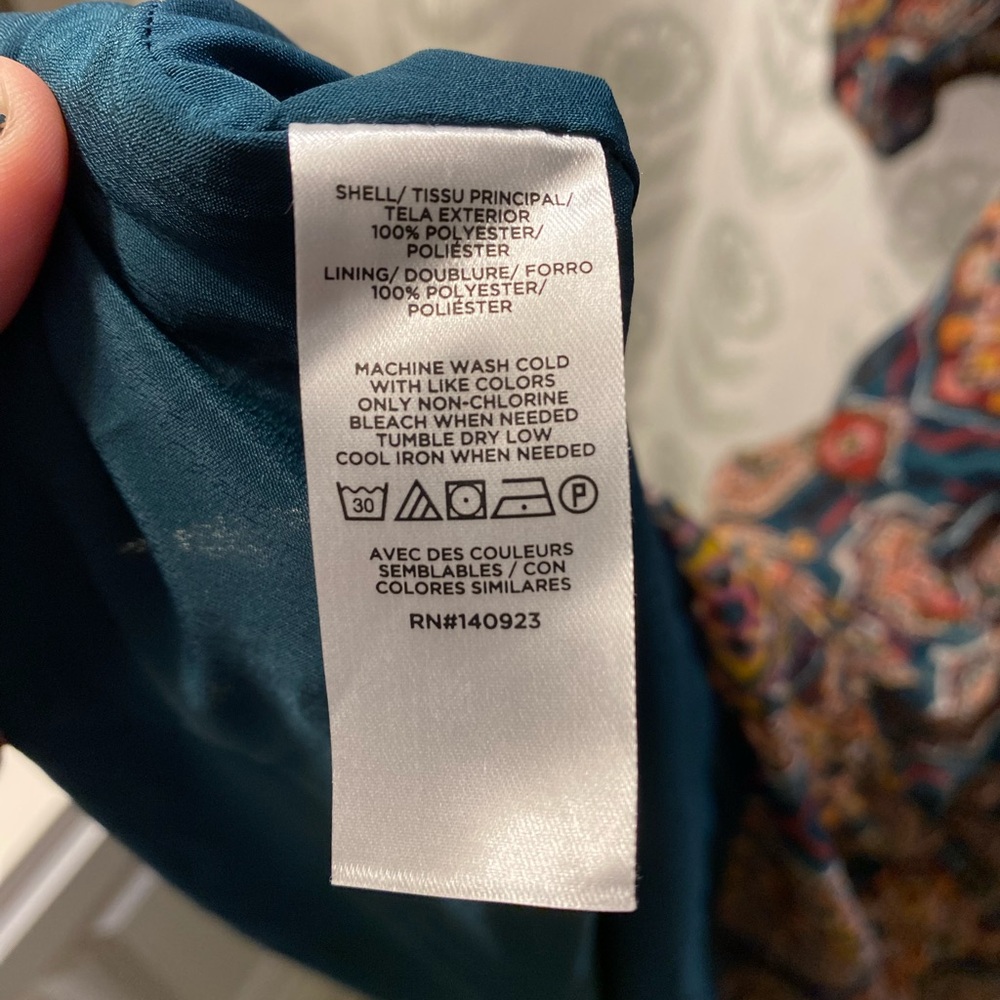 Loft Bohemian Print Maxi Dress XL - Picture 15 of 16